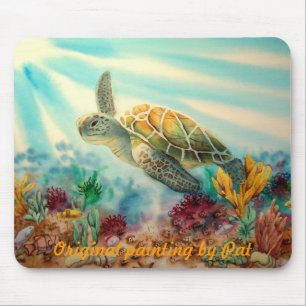 TAPIS DE SOURIS BAIN DE TORTUE