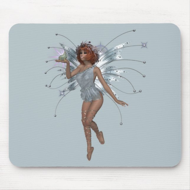 Tapis De Souris Baiser de KRW le Faery principal rouge Mousepad de (Devant)