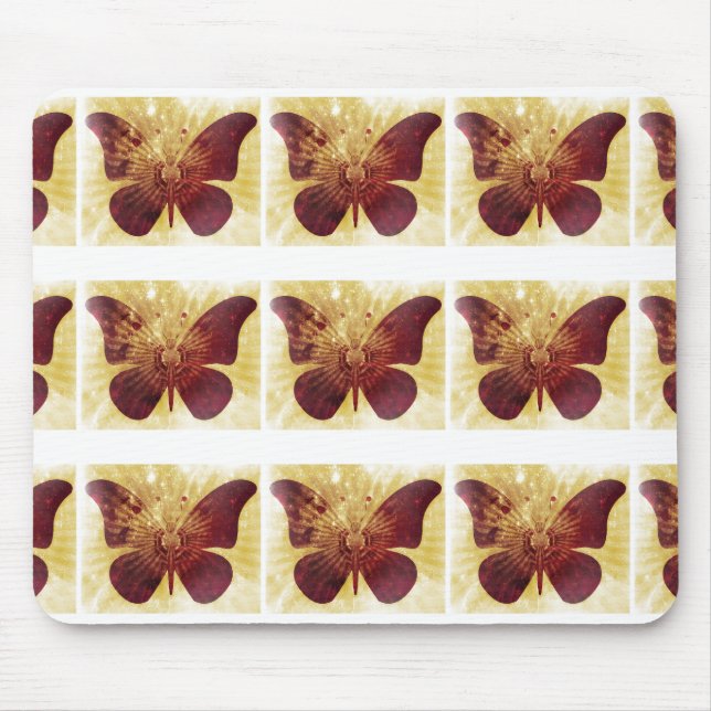 Tapis De Souris Baisers à papillon (Devant)
