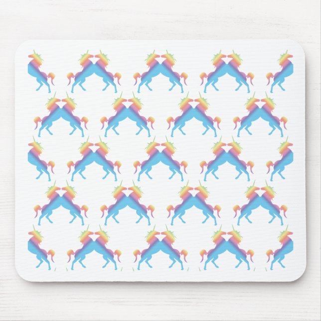 Tapis De Souris Baisers des licornes (Devant)