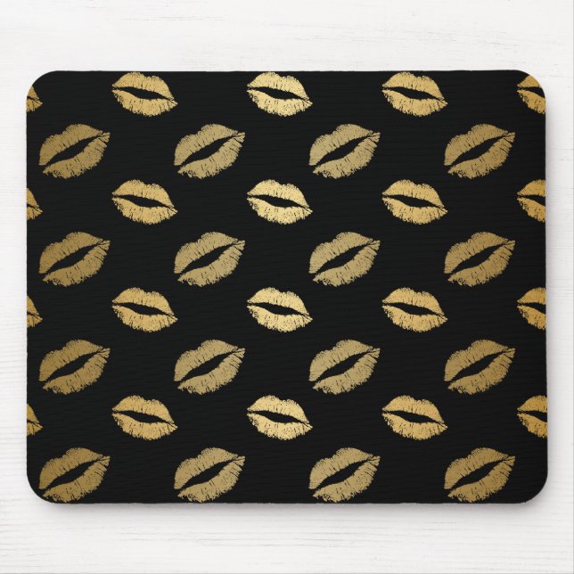 Tapis De Souris Baisers dorés (Devant)