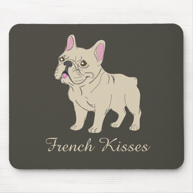 Tapis De Souris Baisers Français (Devant)