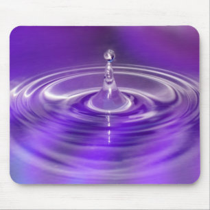Tapis De Souris Baisse pourpre de l'eau