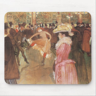 Tapis De Souris Bal à la discothèque par Toulouse Lautrec