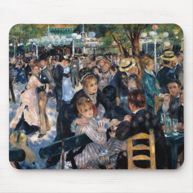 Tapis De Souris Bal au Moulin de la Galette, Auguste Renoir (Devant)
