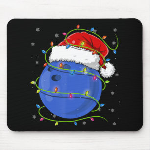 Tapis De Souris Bal de botte de Noël Santa Hat Correspondance fami