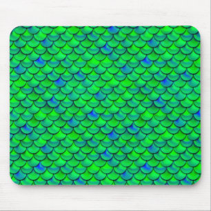 Tapis De Souris Balances bleues vertes