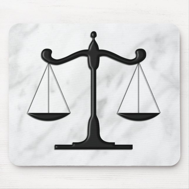 Tapis De Souris Balances en marbre (Devant)