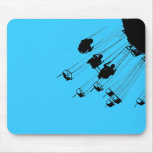Tapis De Souris Balançoires et ronds-points - Sky Blue