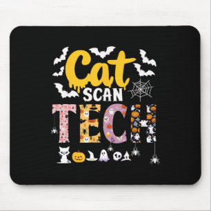 Tapis De Souris Balayage Cat Ct Rad Tech Halloween Costume Araigné
