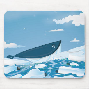 Tapis De Souris Baleine arctique