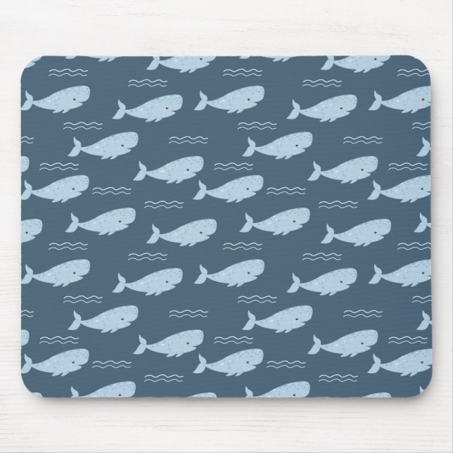 Tapis De Souris Baleine bleue (Devant)