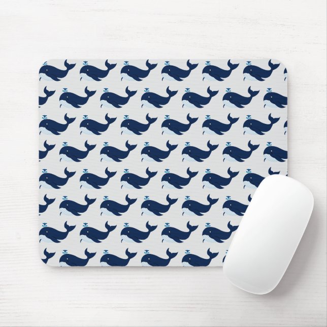 Tapis De Souris Baleine bleue, Naution (Avec souris)