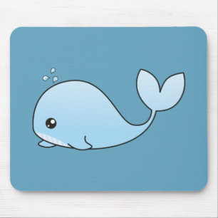 TAPIS DE SOURIS BALEINE COUPE