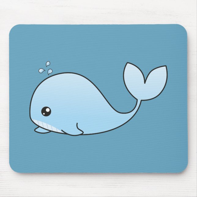 TAPIS DE SOURIS BALEINE COUPE (Devant)