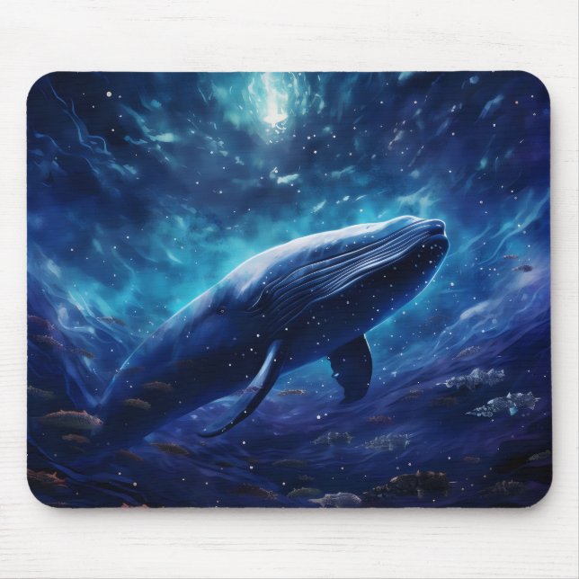 Tapis De Souris Baleine Fantastique (Devant)