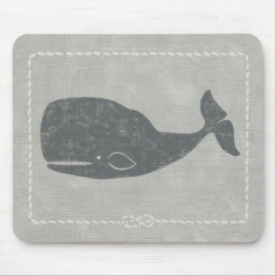 Tapis De Souris Baleine grise marine