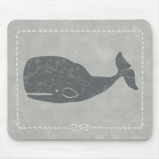Tapis De Souris Baleine grise marine (Devant)