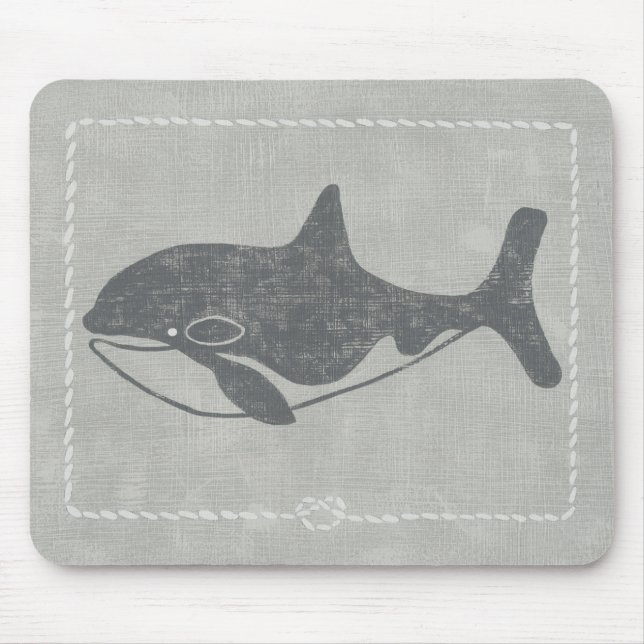 Tapis De Souris Baleine tueuse marine (Devant)