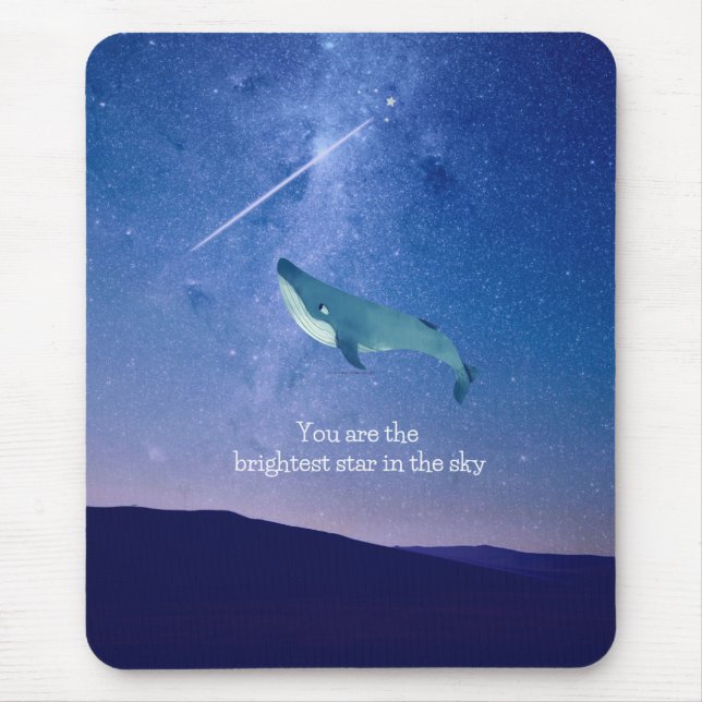 Tapis De Souris Baleine volante (Devant)