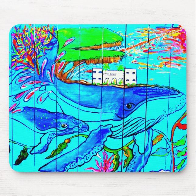 Tapis De Souris baleines à bosse mousepac (Devant)