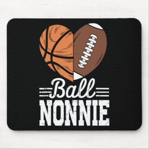 Tapis De Souris Ball Nonnie Basket Joueur Sport