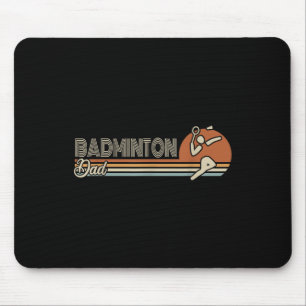 Tapis De Souris Ball Sport Navette Sport Retro Badminton Papa Homm