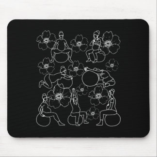 Tapis De Souris Balle de naissance Travailleur de naissance Positi