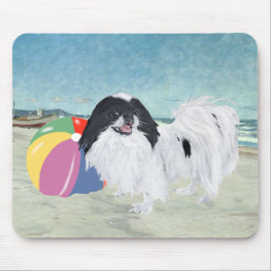 Tapis De Souris Balle de Plage Chin Japonais
