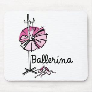 Tapis de souris Ballerine - Rose