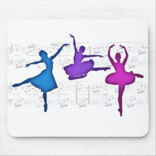 Tapis De Souris Ballerines de jour de ballet