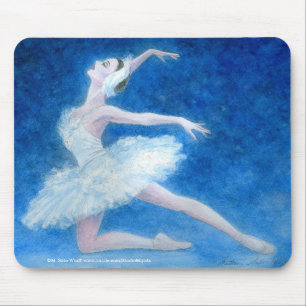 Tapis De Souris Ballet Mousepad de lac swan