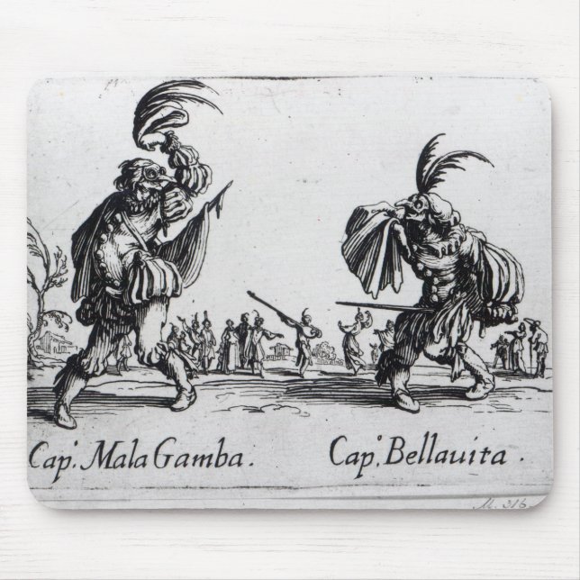 Tapis De Souris Balli de Sfessania, c.1622 (Devant)