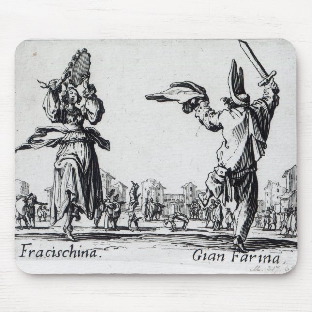 Tapis De Souris Balli de Sfessania, c.1622 (Devant)