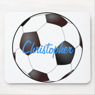 Tapis De Souris Ballon de football - personnalisable
