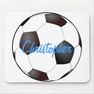 Tapis De Souris Ballon de football - personnalisable