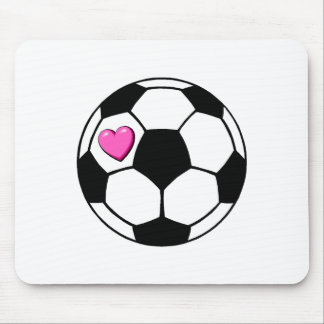 Tapis De Souris Ballon de football (Pnk Hrt)