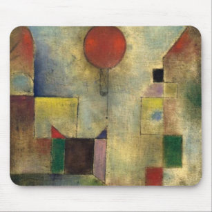 Tapis De Souris Ballon de rouge de Paul Klee
