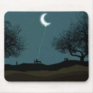 Tapis De Souris Ballons de lune