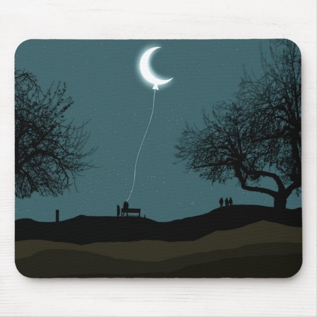 Tapis De Souris Ballons de lune (Devant)
