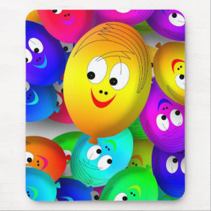 Tapis De Souris ballons heureux