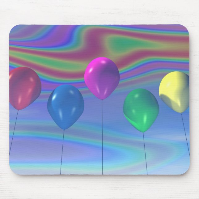 Tapis De Souris Balloons du Parti Mousepad (Devant)