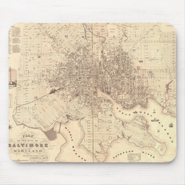 Tapis De Souris Baltimore (Devant)