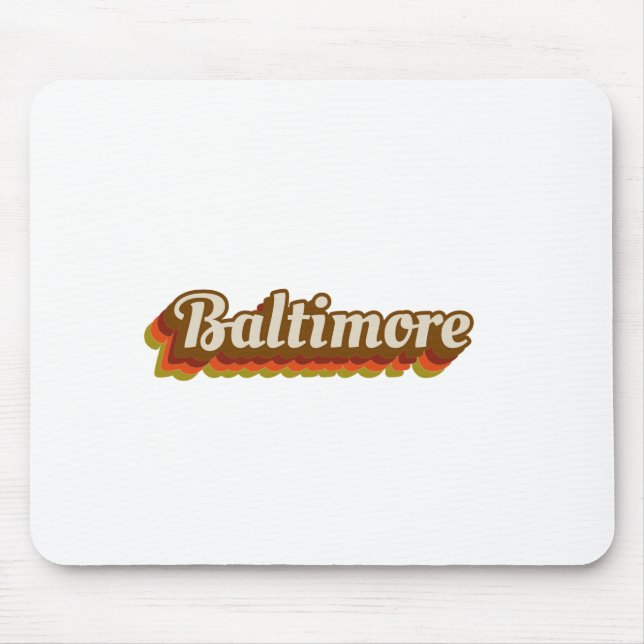 Tapis De Souris Baltimore vintage (Devant)