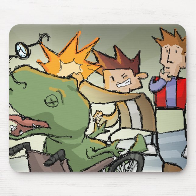 Tapis De Souris Bam ! A totalement poinçonné Dino (Devant)