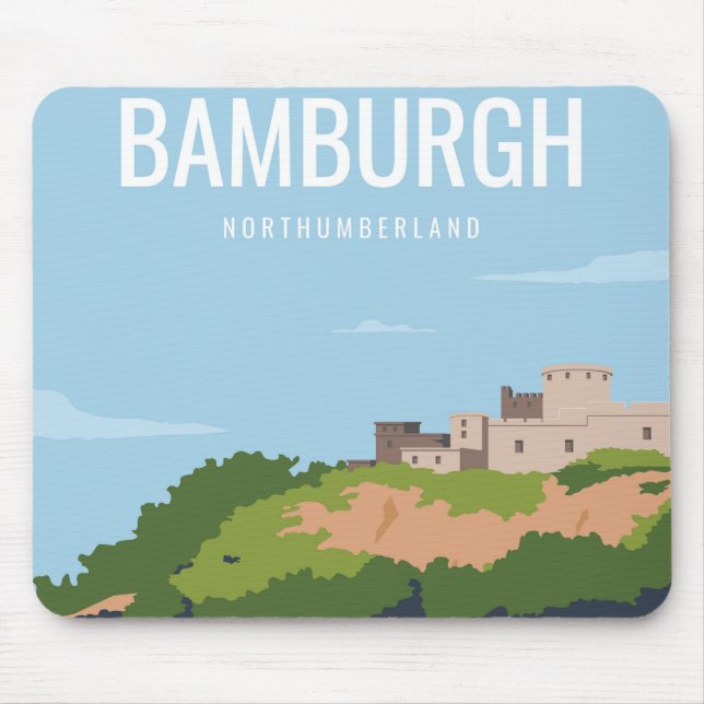 Tapis De Souris Bamburgh Northumberland (Devant)