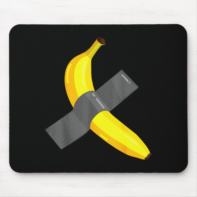 Tapis De Souris Banana Duct Taped To Wall Art Christmas Pajama Nye (Devant)