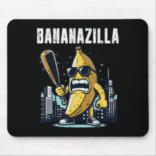 Tapis De Souris Banana Monster Bananazilla Funny Fruit meme Hommes