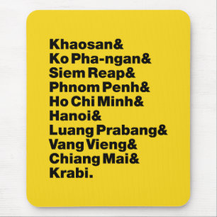 Tapis De Souris Banana Pancake Trail / Circuit