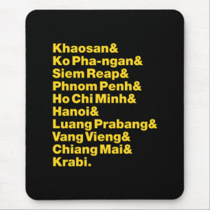 Tapis De Souris Banana Pancake Trail / Circuit